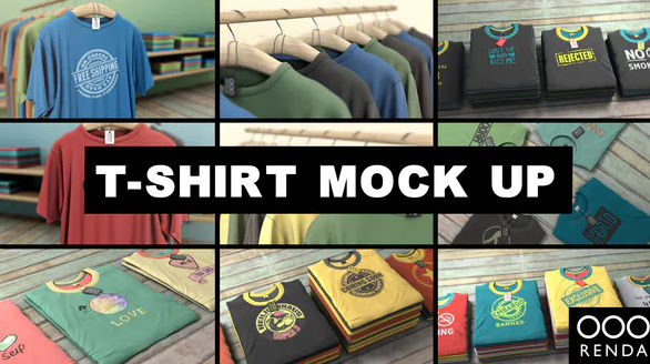 VIDEOHIVE T-SHIRT MOCKUP