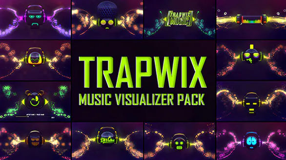 VIDEOHIVE TRAPWIX MUSIC VISUALIZER PACK