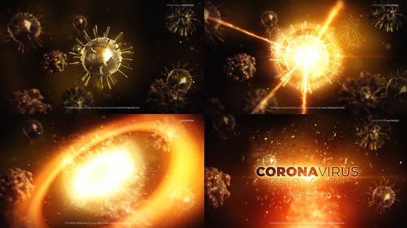 Videohive Corona Virus Destroy Opener