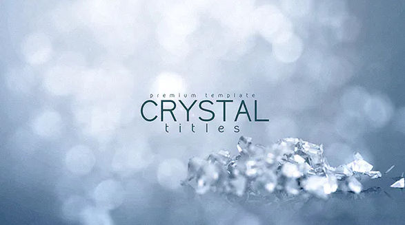 Free after effects Crystal Titles Template