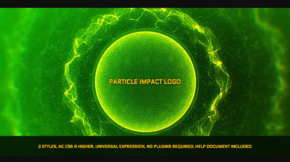 Particle Impact Logo Videohive