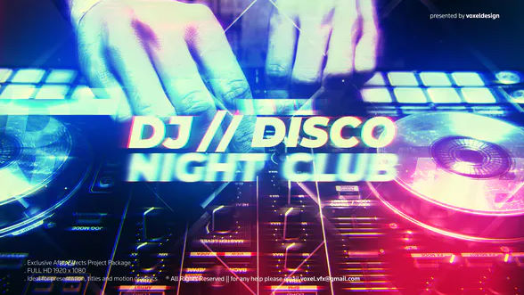 VIDEOHIVE DJ DISCO NIGHT CLUB INTRO