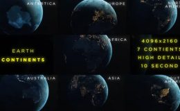 Videohive Earth Continents