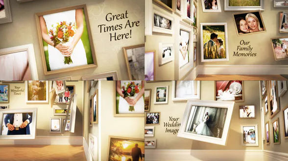 VIDEOHIVE WEDDING FAMILY WALL GALLERY