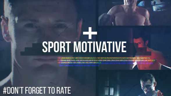Videohive Sport Motivative Dynamic Glitch