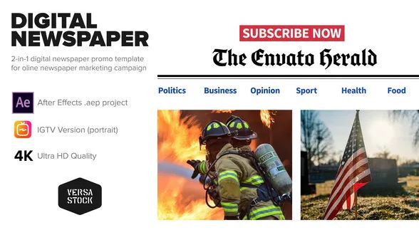 Videohive Online Newspaper Promotion