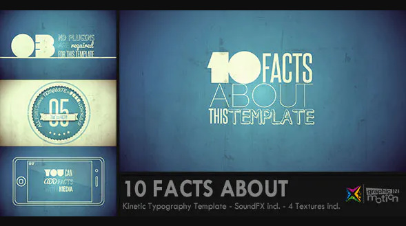 Videohive 10 Facts About