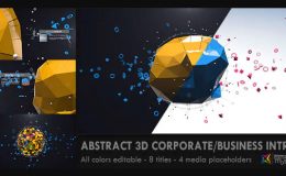 Videohive Abstract 3D Corporate Business Intro