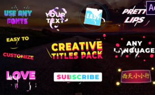 VIDEOHIVE CREATIVE TITLES | AFTER EFFECTS