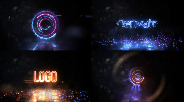 High Speed Spinning Energy Logo Free videohive