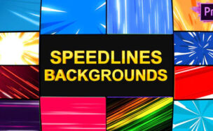 Speedlines Backgrounds | Premiere Pro MOGRT Free videohive
