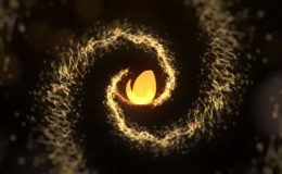 VIDEOHIVE GOLDEN PARTICLES INTRO
