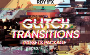 Glitch Transitions Pack + Music – Premiere Pro