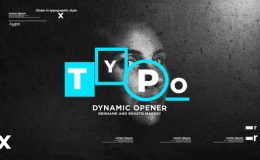 VIDEOHIVE TYPOGRAPHIC DYNAMIC STOMP OPENER