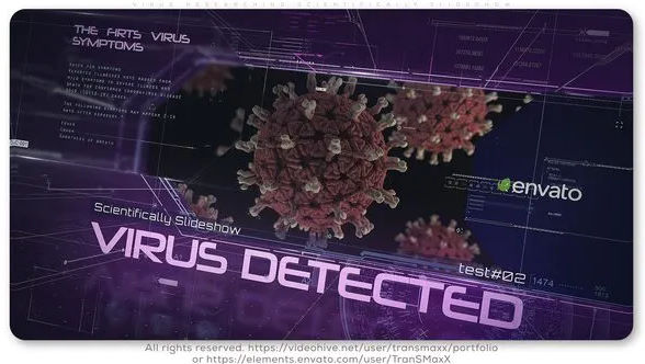 Videohive Virus Researching Scientifically Slideshow