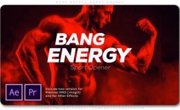 Videohive Bang Energy Sport Opener - Premiere Pro
