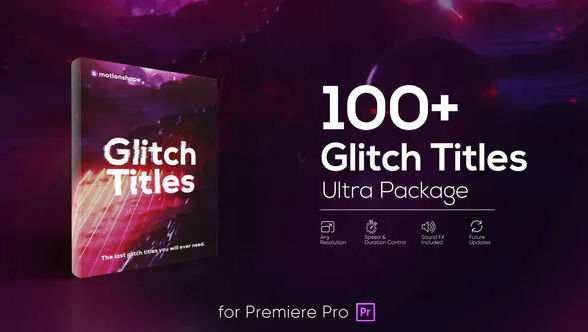 Videohive Glitch Titles Pack for Premiere Pro