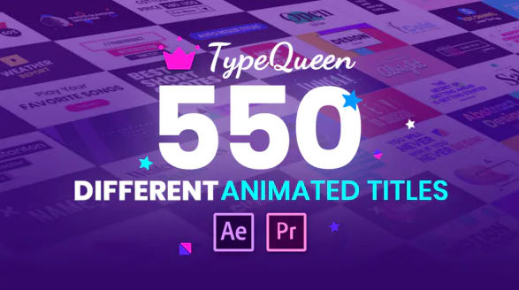 Videohive TypeQueen – Animated Title and Kinetic Text