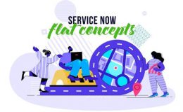 VIDEOHIVE SERVICE NOW - FLAT CONCEPT