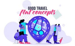 VIDEOHIVE GOOD TRAVEL - FLAT CONCEPT
