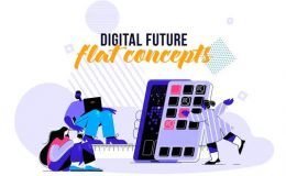 VIDEOHIVE DIGITAL FUTURE - FLAT CONCEPT