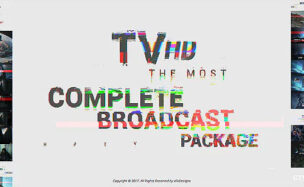 Glitch TV Complete Broadcast Graphics Package Videohive