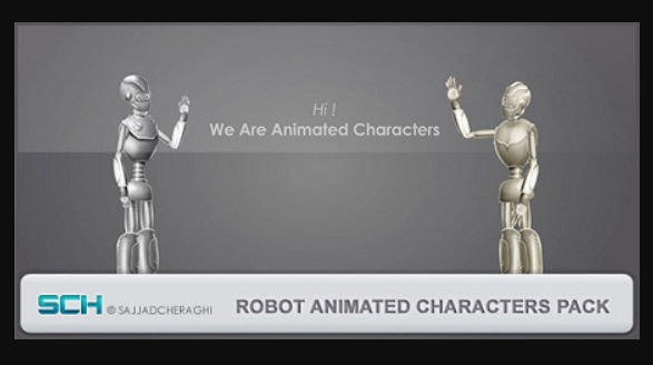 Robot Animated Characters Pack Videohive