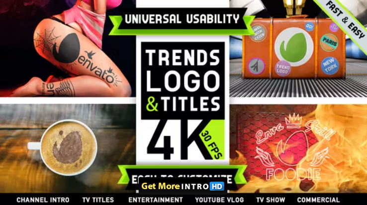 VIDEOHIVE TRENDS LOGO CHANNEL