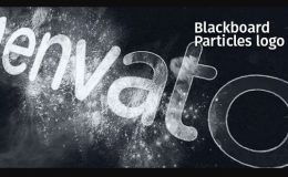 Blackboard Particles Logo Videohive