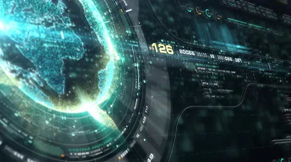 Videohive Futuristic Holographic Earth Head Up Display