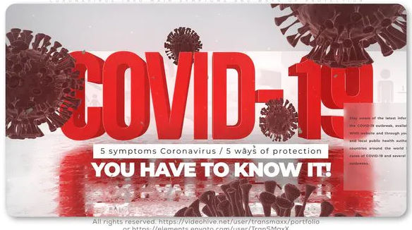 Coronavirus Info_Main Symptoms and Ways of Protection Videohive