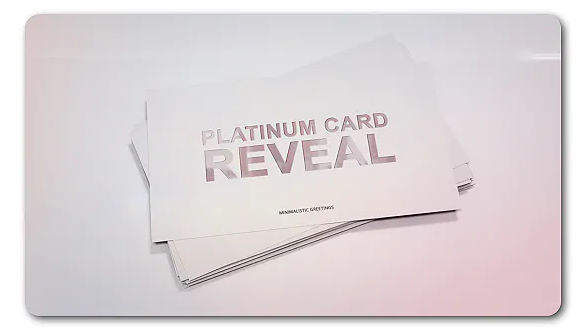 Download Platinum Card Reveal – FREE Videohive