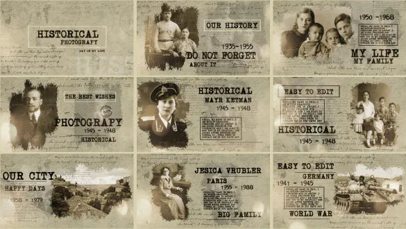 Download Historical Photography – FREE Videohive