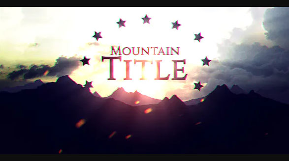 Videohive Mountain Title