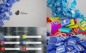 Social Media Pack 3D – Videohive Free