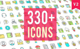 Icons Pack 330 Animated Icons Videohive
