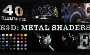 E3D: Metal Shaders for Element 3D – Videohive