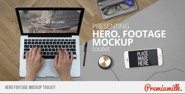 Hero Footage Mockup Toolkit Videohive
