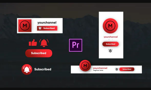 youtube subscribe template premiere pro free download