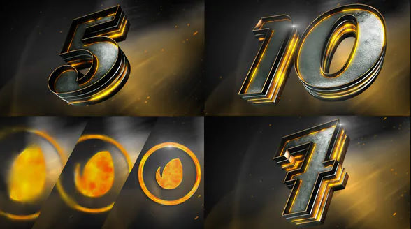 Videohive Epic Countdown 3D Opener