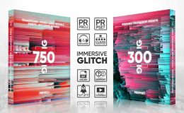 Glitch Transitions, Presets, Titles, Logos, Assets, Sound FX Pack - Premiere Pro
