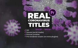 Real Coronavirus Titles for Premiere Pro - Videohive