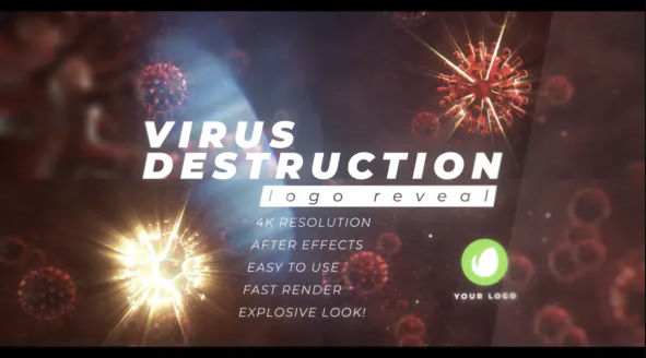 Virus Destruction Logo Reveal Videohive