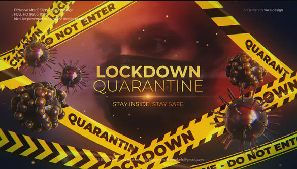 Lockdown Quarantine Cinematic Title Videohive