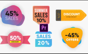 Videohive Trendy Sales Badges Premiere Pro