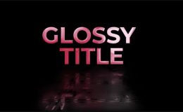 Videohive Glossy Title Reveal