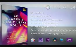 Videohive Flares and Light Leakes Vol 1 - Motion Graphics