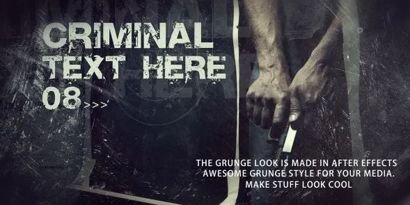 crime after effects templates free download