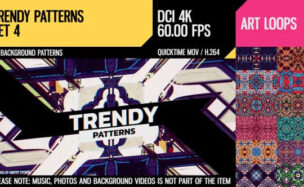 Videohive Trendy Patterns (4K Set 4)