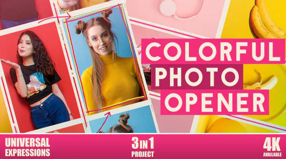 Videohive Colorful Photo Opener